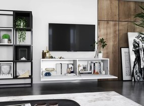 Dwudrzwiowa szafka RTV wisząca Enjoy biały