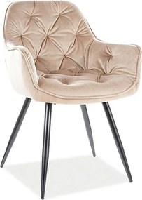 Krzesło CHERRY VELVET beżowe