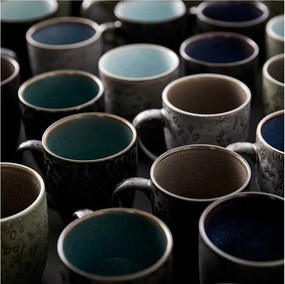 Czarne/ciemnoniebieskie kubki zestaw 4 szt. ceramiczne 300 ml Gastro Black/Mix – Bitz