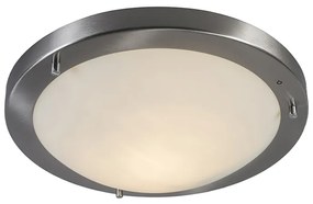 Zewnetrzna Nowoczesna lampa sufitowa stalowa 31 cm IP44 - YumaDesignerski Oswietlenie zewnetrzne