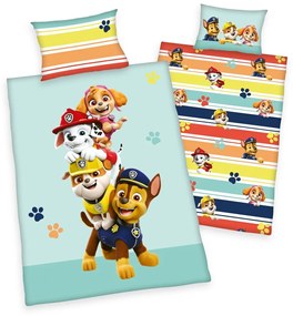 Herding Dziecięca pościel bawełniana do łóżeczka Paw Patrol, 40 x 60 cm, 100 x 135 cm