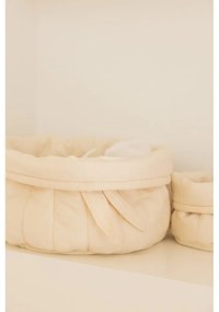 Kremowe tekstylne pojemniki dziecięce zestaw 2 szt. ø 30x20 cm Bambie Natural – Lorena Canals