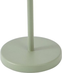 Lampa stołowa zielona z LED IP54, ładowalna ze stacją ładującą - Squirrel