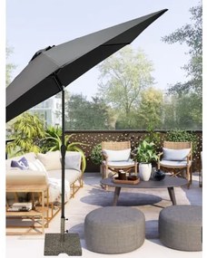 CITY 300 cm – aluminiowy parasol z rączką