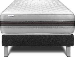 lózka z materacem VITALMEMO BACK 120 x 190 cm Rama lózka Czarny