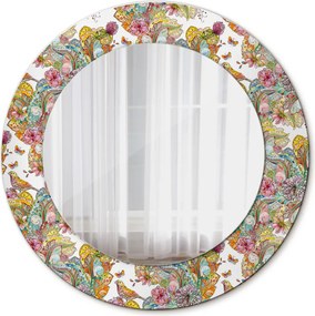 Lustro z nadrukiem okrągłe Sen o krainie baśni