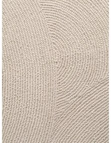 Wełniany chodnik tkany ręcznie w jasnym naturalnym kolorze 80x200 cm Eleni Natural White – Hanse Home
