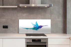 Panel szklany do Kuchni Papuga w Stylu Malarskim