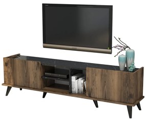 Stolik pod telewizor Elegante Walnut Black