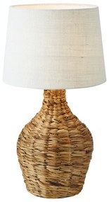 Beżowo-naturalna lampa stołowa z kloszem z juty (wysokość 58 cm) Paglia – Markslöjd