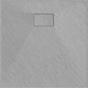Mexen Hugo brodzik kwadratowy SMC 80 x 80 cm, szary - 42618080