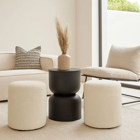 Stolik kolumna DISA, matowy, Ø 31 cm