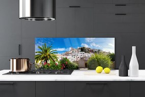 Panel nad blat kuchenny Tropikalna Metropolia pod Palmami