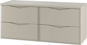 Kaszmirowy Zestaw Łazienkowy 120cm Szafka z Blatem Delica