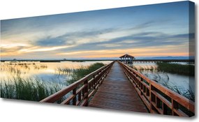 Obraz canvas na ścianę Zabytkowa Konstrukcja Mostu