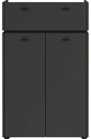 Antracytowa wysoka szafka łazienkowa 60x96 cm Modesto – Germania
