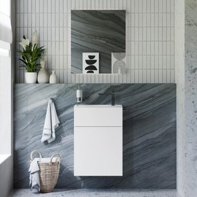 Badmöbel-Set KONDA 50 cm mit Mineralguss Waschbecken