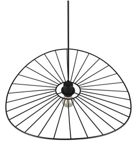 Lampa wisząca w kolorze matowej czerni ø 60 cm Chapeau – Trio