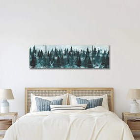 Obraz - Zwierzęta w lesie (170x50 cm)