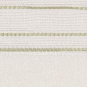 Ręcznik Gunnar 70x140cm creamy white green