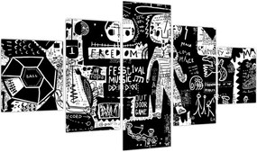 Obraz - Graffiti (125x70 cm)