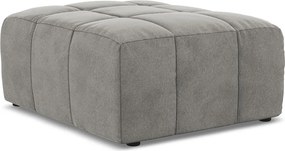 Szary aksamitny podnóżek Aloha – Makamii