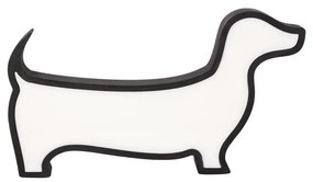 LED Dziecięca lampka biurkowa DOG LED/12W/230V czarna