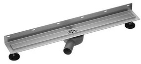 Odpływ liniowy do prysznica 84x10 cm, chrom błyszczący