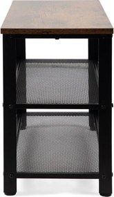 Czarna stalowa szafka na buty 80x45x30 cm Arne – Bonami Essentials