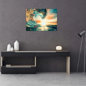 Obraz - Fala (70x50 cm)