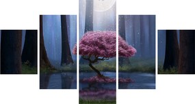Obraz - Magiczna noc (125x70 cm)