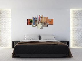 Obraz ulicy Sardynii (125x70 cm)