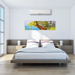 Obraz żyrafy w Afryce (170x50 cm)