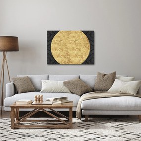 Obraz - Złota struktura N⁰2 (70x50 cm)