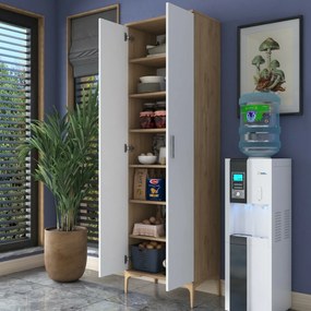 Szafa Jeny Walnut and White