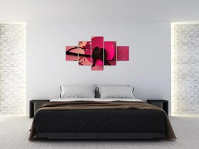 Obraz - Zakochane ptaki (125x70 cm)
