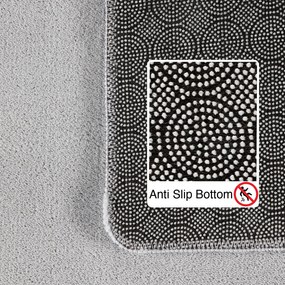 Dywan pluszowy Sky srebrny antypoślizgowy do prania 160 cm x 230 cm