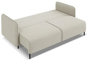Beżowa rozkładana/ze schowkiem sofa 226 cm Luana – Makamii