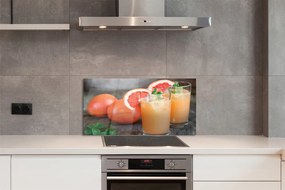 Szkło Ozdobne do Kuchni Cytrusowy Koktajl Grejpfrutowy