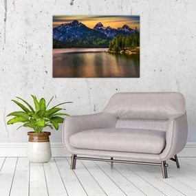 Obraz na szkle - Park Narodowy Grand Teton (70x50 cm)