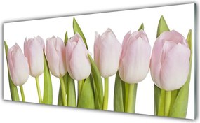 Dekor Szklany do Kuchni Wiosenny Powiew Tulipanów