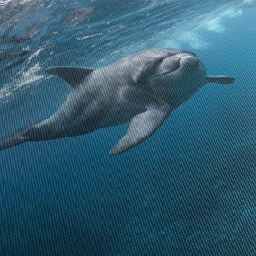 Obraz - Delfin pod wodą (125x70 cm)