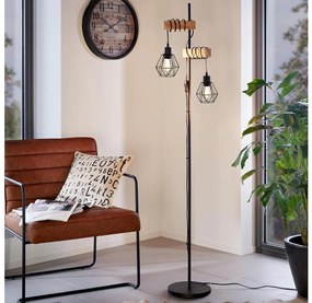 Eglo 44081 - Lampa podłogowa TOWNSHEND 2xE27/60W/230V