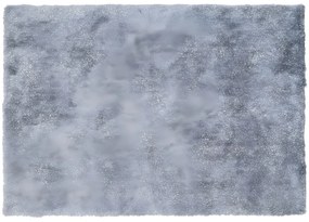 Dywan shaggy GLITTER 160 x 230 cm - Srebrny