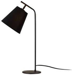 Czarna lampa stołowa z metalowym kloszem (wysokość 67 cm) Salihini – Opviq lights