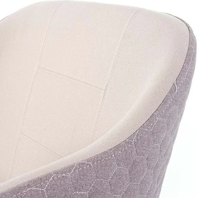 Krzesło do jadalni MCW-D71 (zestaw 6 sztuk),  kremowo-beżowy