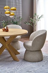 MORUS stół okrągły naturalny 120 cm, 4-osobowy