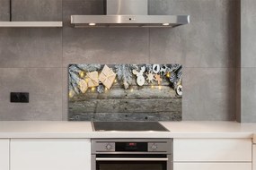 Panel szklany do Kuchni Gałązki Jodły i Prezenty