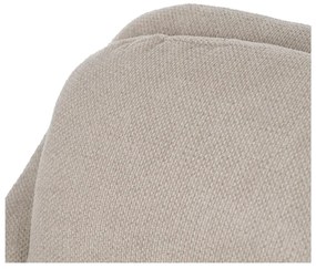 Beżowy fotel z tkaniny szenilowej Classic – Ixia