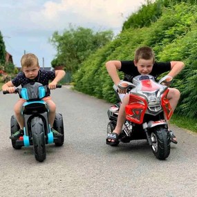 Dziecięcy motocykl elektryczny Baby Mix Police,zielony